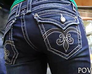 Teen adores hard fucking from behind!