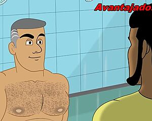 Cartoon gay o coroa da academia