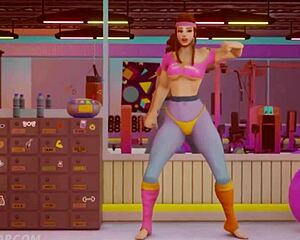 lesbian training session unfolds in wild 3d hentai