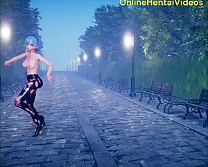 cute anime girl dances seductively before getting pounded in hentai