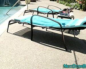 uh, damn, this gay athlete got his face totally splashed outdoor, ya know