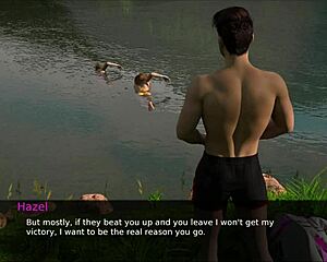 Hot Brunette Flirts Intensely With AV