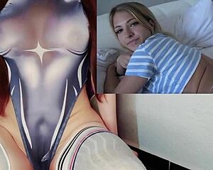 निर्दोष जॉवेंसिटा की वेट वैजाइना में ड्रिल्ड और फिल्ड होती है। वैजाइना ड्रिल्ड वेट थी।