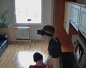 Scoout007 says, 'Watch this twink bican fucking on the kitchen counter.'