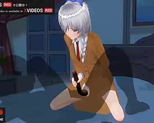 uncensored anime tessa handjob with creampie