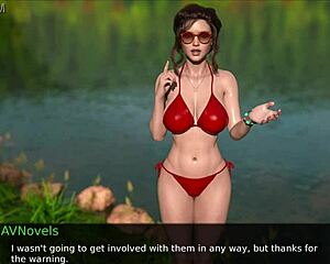 Hot Brunette Flirts Intensely With AV