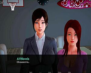 Family role play with small boobed MILF