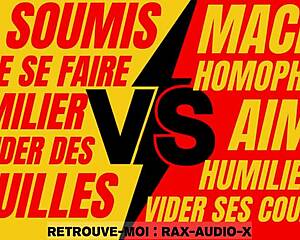 A French hetro macho and gay submissive team up