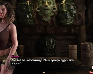 Treasure of Nadia feels three pussies with one cock