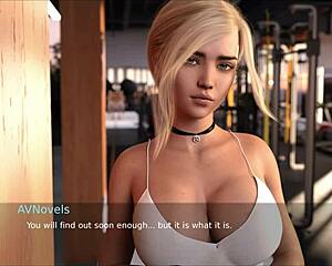 summer's gone 43 - blonde explores the gym