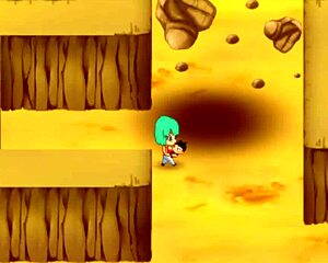 Bulma Adventure 4 shows sexy milf Bulma in gangbang at Dr. Gero's lab.