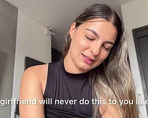 My Neighbor Is A Married Man And I Convince Him To Fuck My Hairy Pussy While His Wife Looks For Him