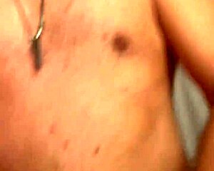 Beautiful blonde bent over in anal doggystyle close-up!