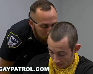 Gay Patrol Busts Pimp, Hoes Take Cop Dick