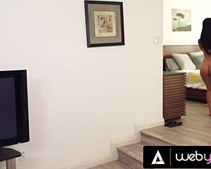 Gina Valentina roughly anal fingers roommate Tiffany Watson on beach