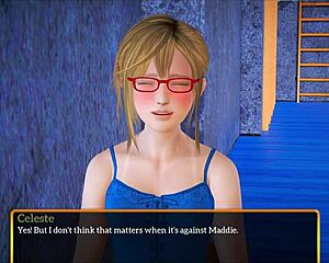 My new family 498 with blonde characters in the game