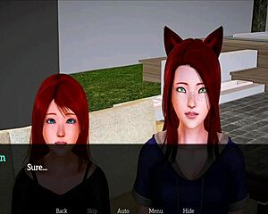 Homemade video with sex and anime gameplay with an erotic story