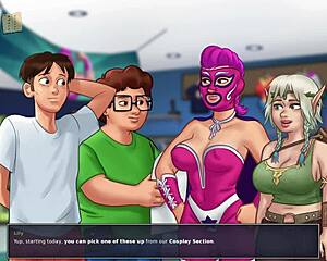 Steamy anime porn with an erotic story