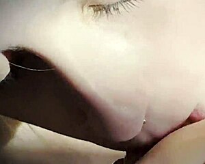 Blonde Russian Amateur Delivers Intense Blowjob Leading To Facial Cumshot