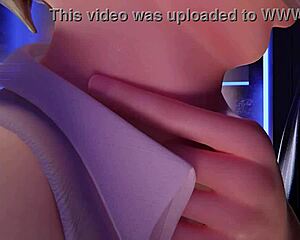 Mercy takes huge black cock in deepthroat action