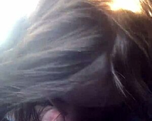 lesbian best friend gives road head until swallowing every drop