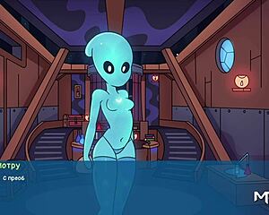 Camppinewood Features Alien Girl Getting Wild in Episode 1 Scene 26