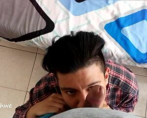 Detailed Gay Amateur Blowjob in High Definition Spanish Scene