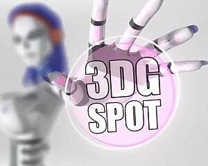 3dgspot horny brunette deepthroats and rides in plaster 3d cartoon