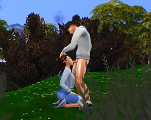 SimXStory Episode 3! Forbidden Passion With Teen Blowjob Action!