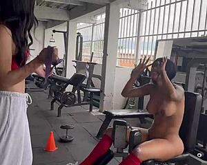 May Hernandez Joins My Naked Outdoor Exercise Routine