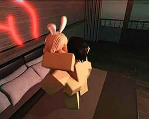 Roblox Porn Slamming My Bunny Slut Hard in Wild Action