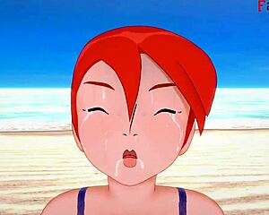 Gwen Tennyson in sexy bikini promo for Sheer FantasyKing3.3D