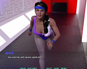 busty gym girl knows i love her ass, so she teases me in that outfit 😏