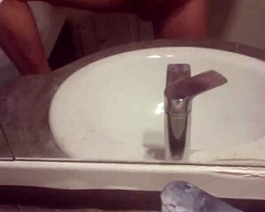 Young guy feels intense pleasure while masturbating alone