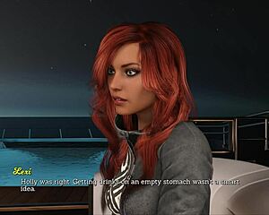 Leap of faith game with erotic threesome group