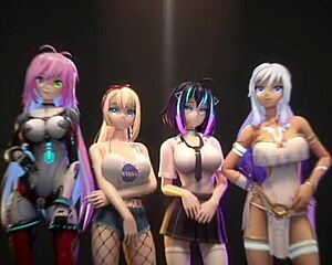 cosmic faith hentai vtuber in christmas underwear 3d vrchat mmd