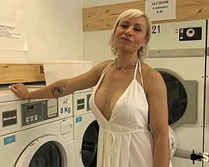 hey, wanna see kim milf with huge boobs take on two young studs?