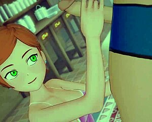 Damn, Gwen Just Wanted Cock Play But Ends Up Covered in Cum!
