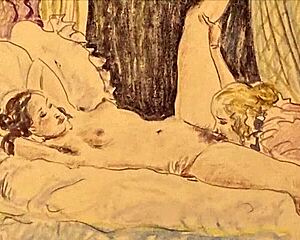 Vintage hentai cartoons with erotic anime drawings