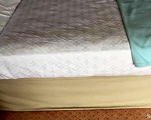 Stepmum shares bed and ass with stepson in taboo scene