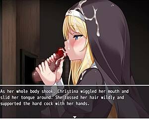 Raw Passion Of Sister Christina In Wild Group Bang