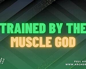 Muscle worship and financial domination in gay audio story