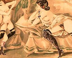 Retro Erotic Drawings Spark Hidden Desires