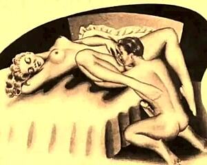 Detailed Vintage Erotic Drawings from Classic Art Era