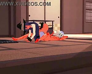 eris and roxy in wild cartoon threesome on sheer fantasy