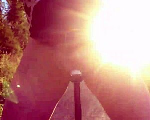 chubby german guy in pantyhose cruising the country road