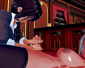 Ever seen 3D hentai with big ass and tits in futa action?