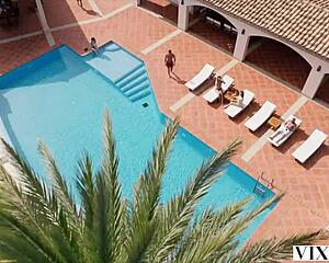 Vixen beauty Ruby Reign rides his massive cock non-stop all day.