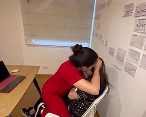 My student tricked me into getting naked in the office for some fun