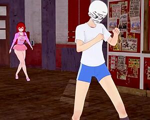 eris blew me right at the gym, pure fantasy!